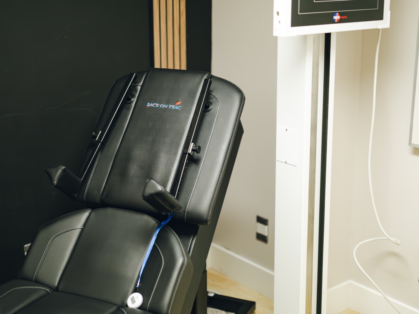 The Back on Trac decompression chair at Radius Chiropractic